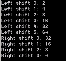 A bit shift example