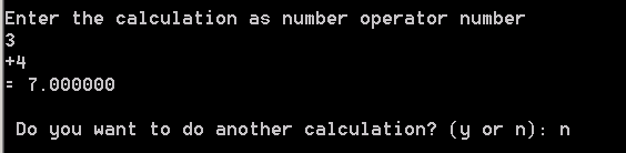 A calculator that allows multiple calculations