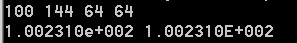 Output same value by different printf parameters