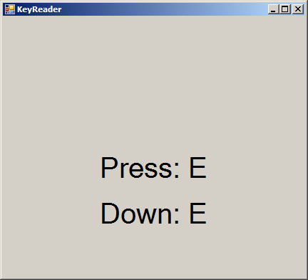 Bind key action to a form window