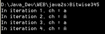 Bitwise operation