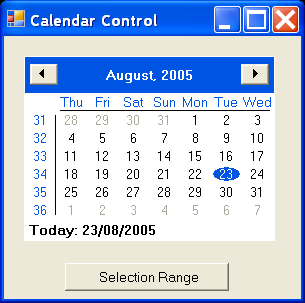 Calendar Control