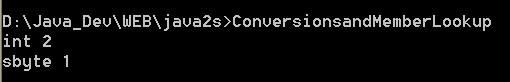 Conversions:Numeric Types:Conversions and Member Lookup
