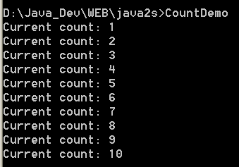 Use a static field to count instances