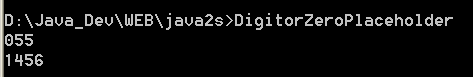 Numeric Formatting:Custom Format Strings:Digit or Zero Placeholder