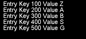 Enumerating a hash table collection