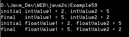 Illustrates method overloading