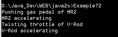 illustrates polymorphism