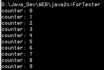 For Loop Tester