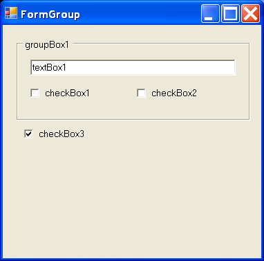CheckBox inside GroupBox 