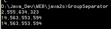 Numeric Formatting:Custom Format Strings:Group Separator