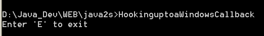 Hooking up to a Windows Callback