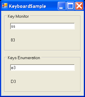 Keyboard Sample