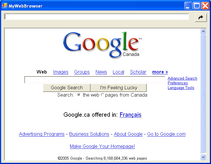 Web browser