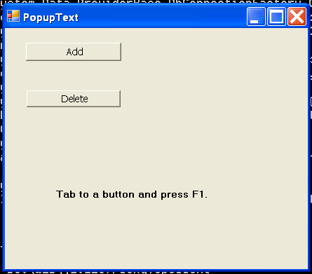 Popup Text