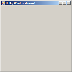 Simple Windows Form Application with Version Information