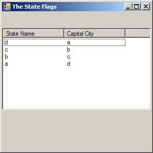 Sort a List View by Any Column