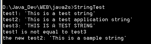 String insert and output