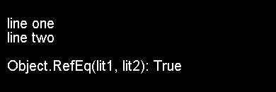 String literals