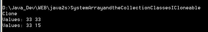 System.Array and the Collection Classes:ICloneable 1