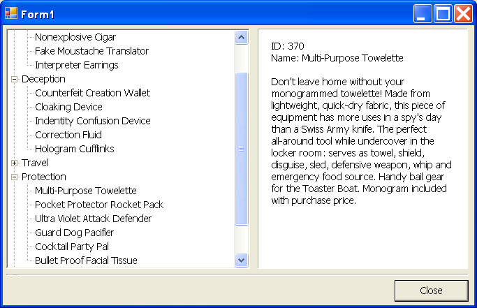 TreeView Data Binding