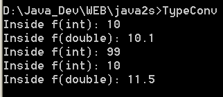 Automatic type conversions can affect 
   overloaded method resolution