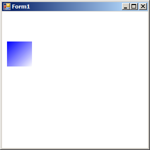 Use LinearGradientBrush to draw a Rectangle