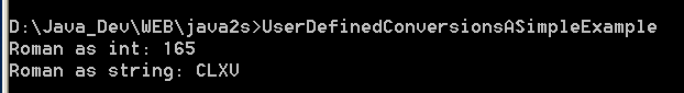 User-Defined Conversions:A Simple Example