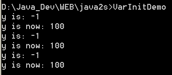 Demonstrate lifetime of a variable