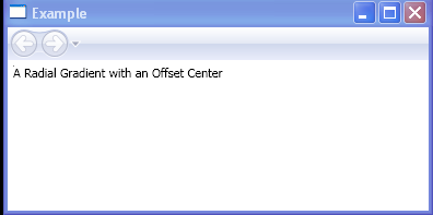 A Radial Gradient with an Offset Center