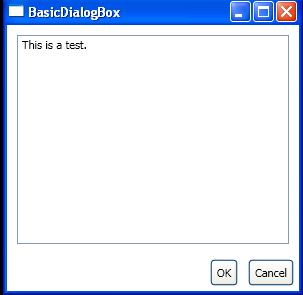 Basic DialogBox