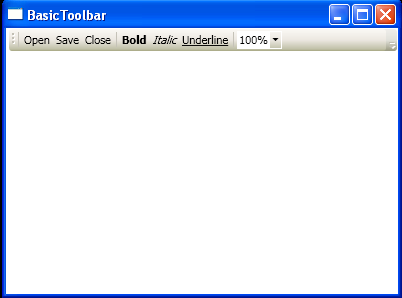 Basic Toolbar