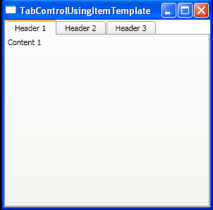 Bind a TabControl to a data source