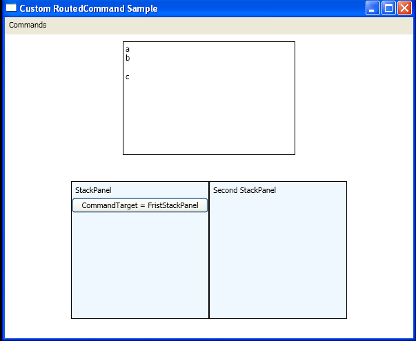 Button CommandTarget Binding