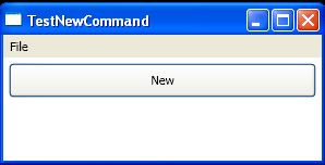 Call ApplicationCommands.New.Execute to execute the command directly