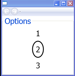 Circled Radio Buttons