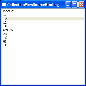 Collection View Source Binding