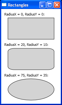 Create rectangles in WPF.