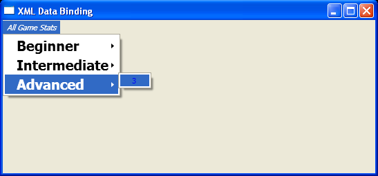 HierarchicalDataTemplate with Menu