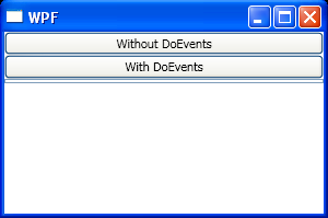 Implement Application.DoEvents in WPF