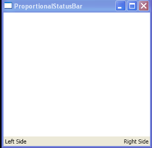 Proportional StatusBar
