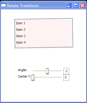 Rotate a ListBox