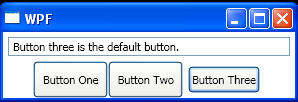 Set a Default Button