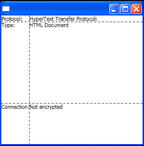 Show Grid lines in code