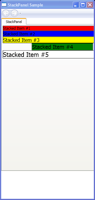 StackPanel with StackPanel