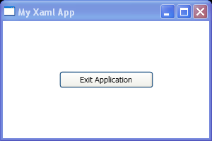 The implementation of our button's Click event handler in Xaml