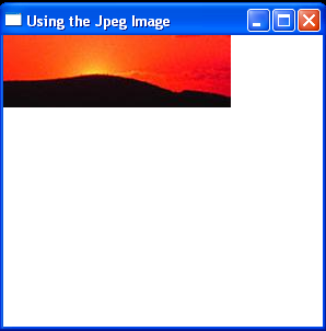 Using the Jpeg Image