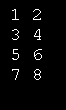 Create a two-dimensional array of objects.