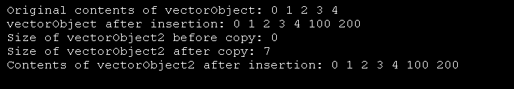 Demonstrate back_insert_iterator in vector