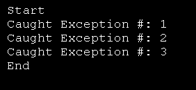  Localize a try/catch to a function.